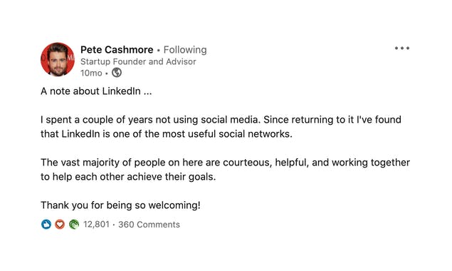 LinkedIn Organic by Demand Curve