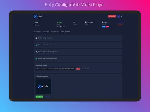 Castr Live Streaming