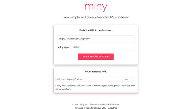 Miny.App