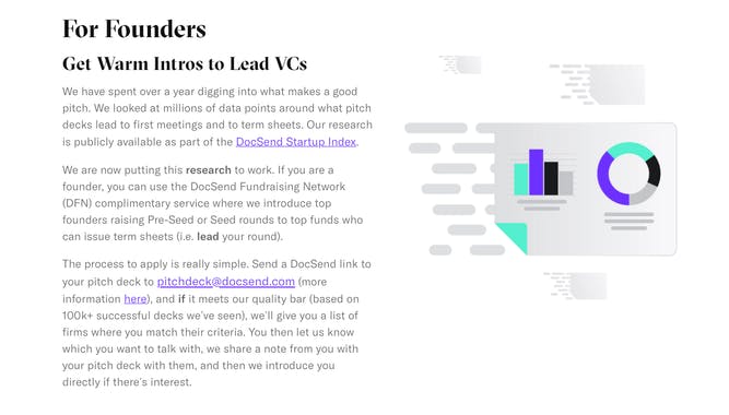 DocSend Fundraising Network