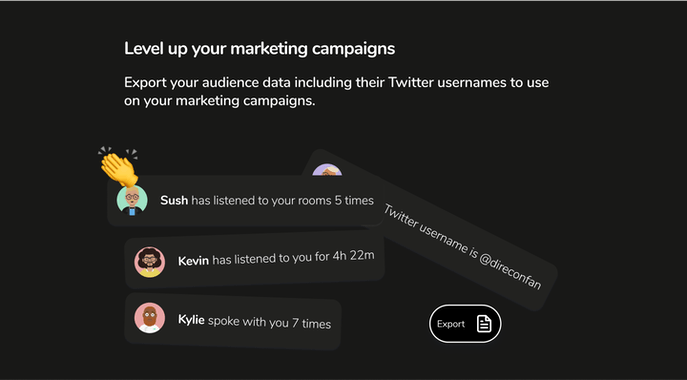 Direcon for Spotify Greenroom