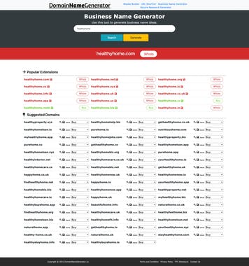 Domain Name Generator