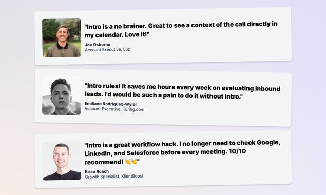 Sales Research In GCal