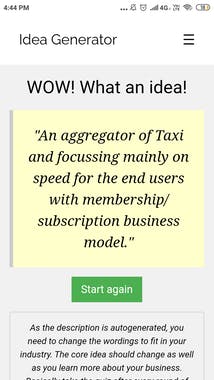 Startup Idea Generator