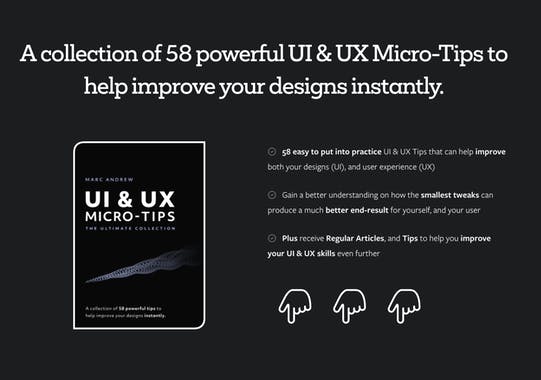 UI & UX Micro Tips: Ultimate Collection