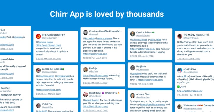 Chirr App v2