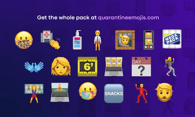 Quarantine Emojis