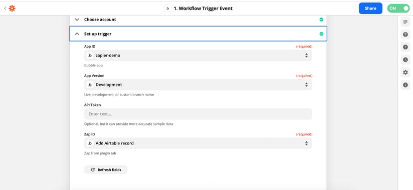 Official Bubble Zapier Integration