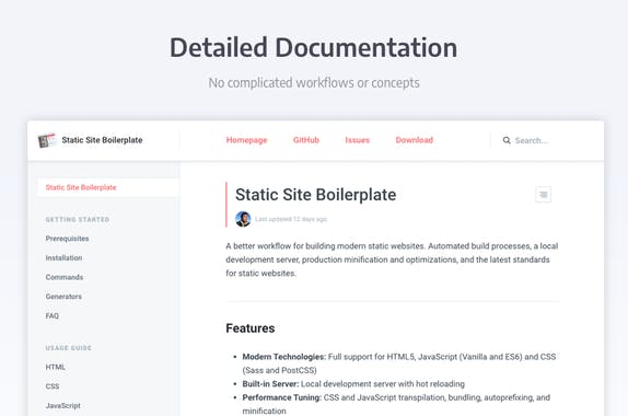 Static Site Boilerplate