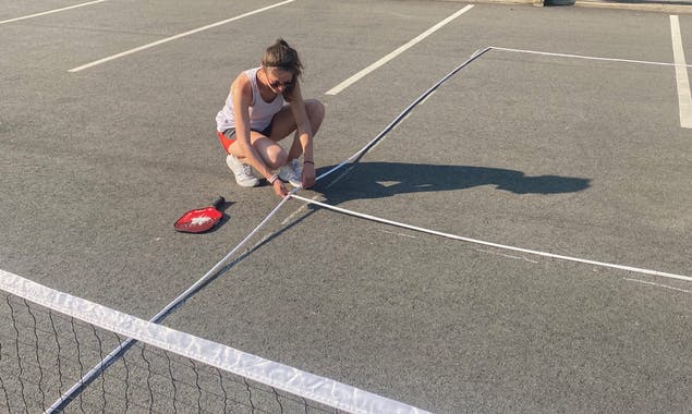 Pickleball Stencil by BoundaryAlly