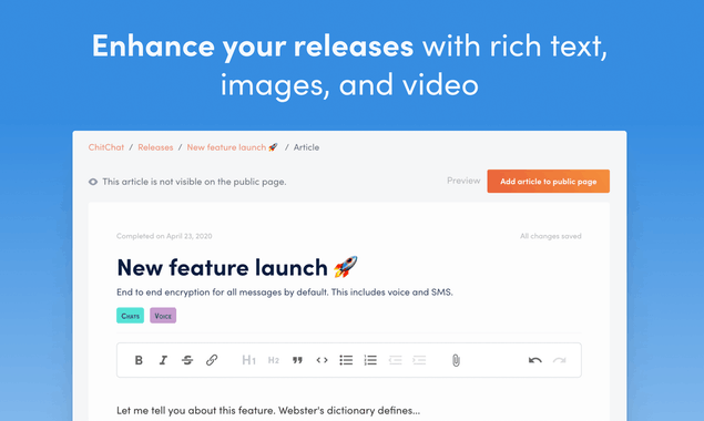 LaunchNotes