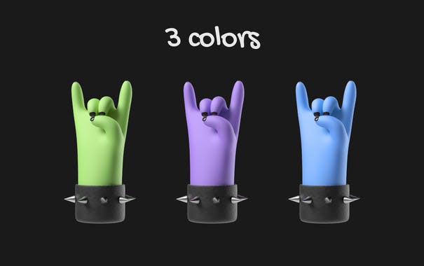 3D Halloween Hands