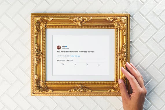 Framed Tweets by Sticker Mule