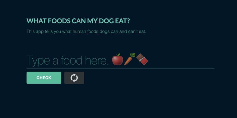 Foods Dogs Can Eat