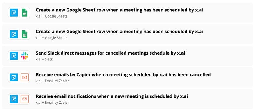 x.ai Zapier Integration 2.0
