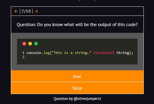 JavaScript Quiz