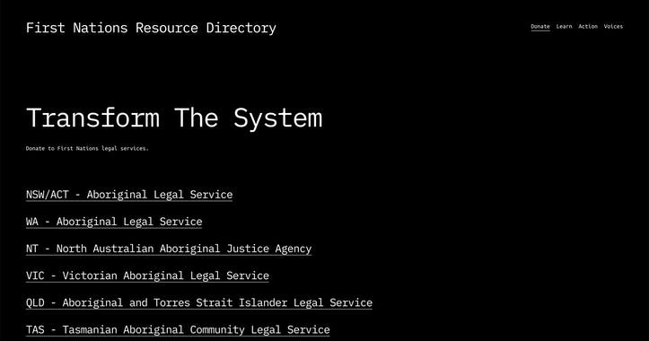 First Nations Resource Directory