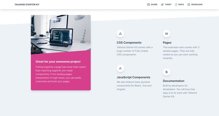 Tailwind Starter Kit