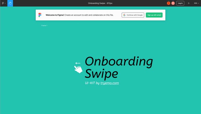 Onboarding Swipe
