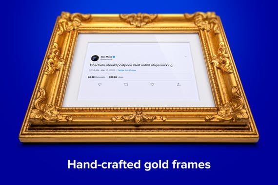Framed Tweets by Sticker Mule